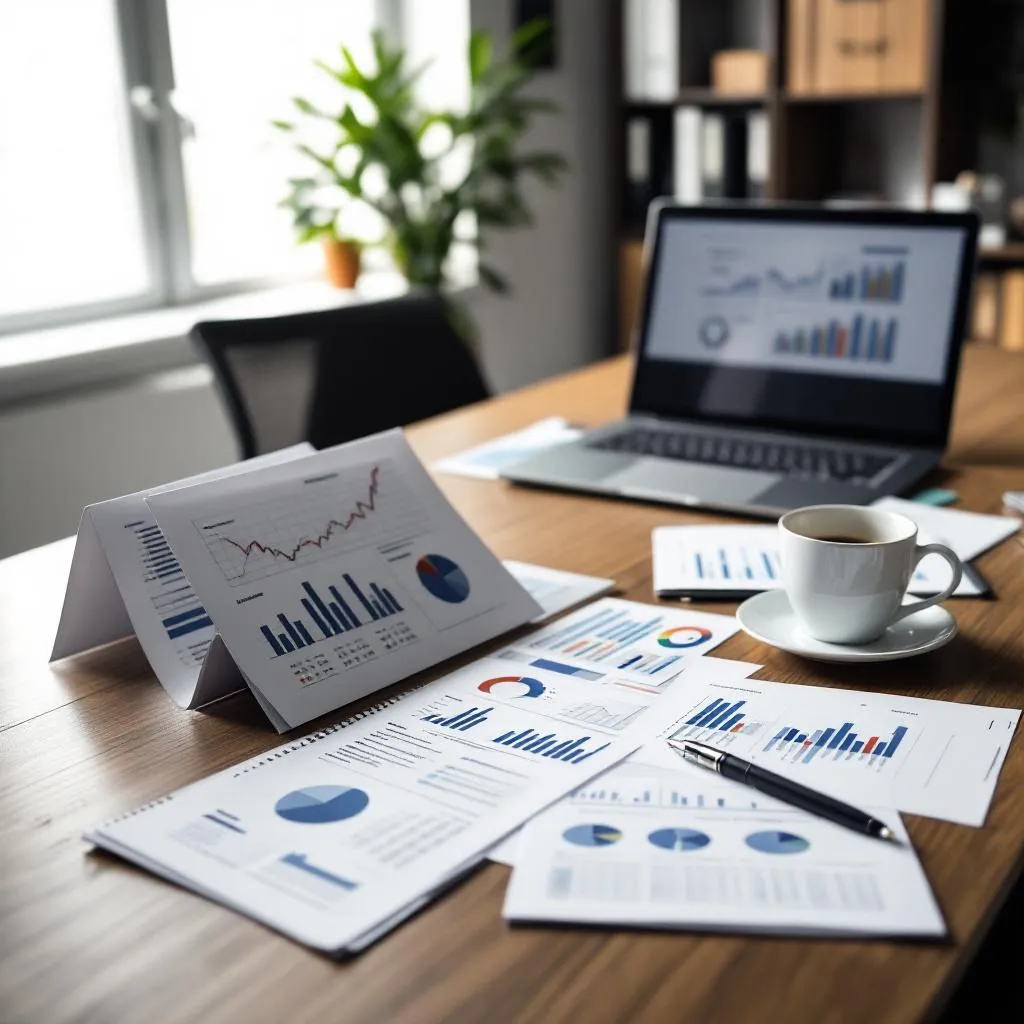 İş danışmanlığı için hazırlanmış finansal raporlar ve şirket belgeleri
